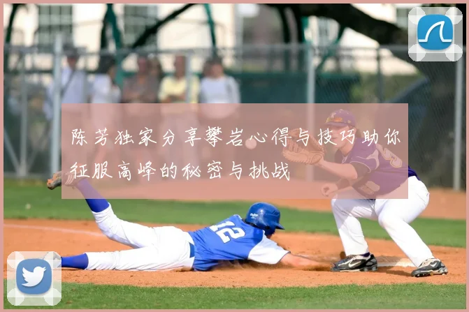 陈芳独家分享攀岩心得与技巧助你征服高峰的秘密与挑战